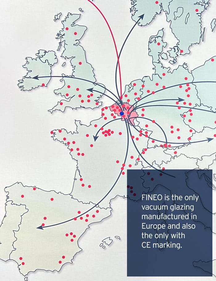 Fineo map of europe
